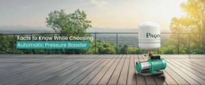 Choosing Automatic Pressure Booster