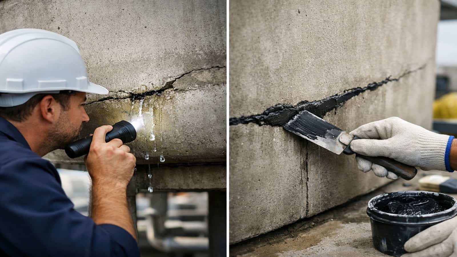 Overhead Water Tank Leakage Solution