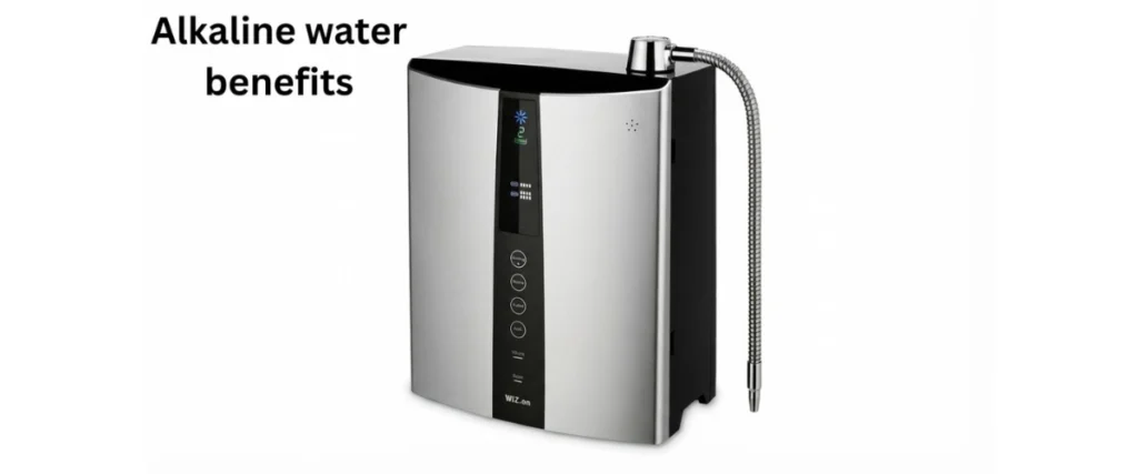 Best alkaline water benefits with modern alkaline water purifier Top alkaline water benefits explained with advanced water ionizer machine Alkaline water purifier showing health benefits of alkaline drinking water Best alkaline water benefits for health with smart water filtration system Alkaline water machine highlighting benefits of drinking alkaline water daily